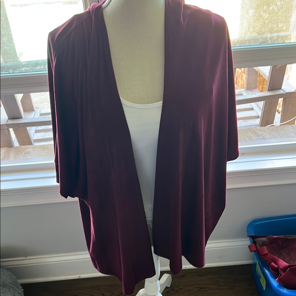 Elegant Burgundy Shawl